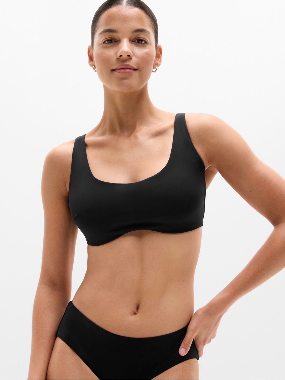 Athleta Black Oasis Bikini Top